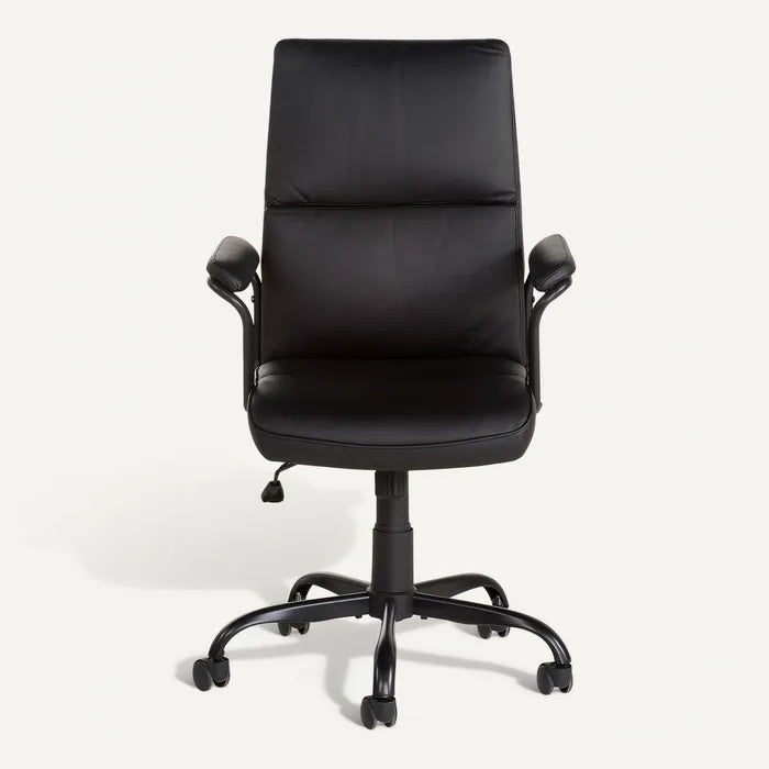 **Technische titel in het Nederlands: Ergonomische zwarte bureaustoel met verstelbare hoogte**